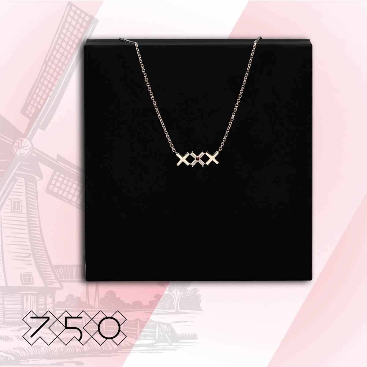 Tiffany xxxooo necklace top